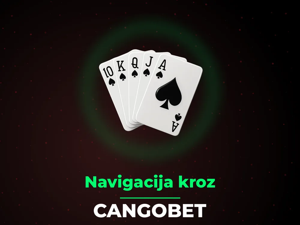 Cangobet - Navigacija kroz