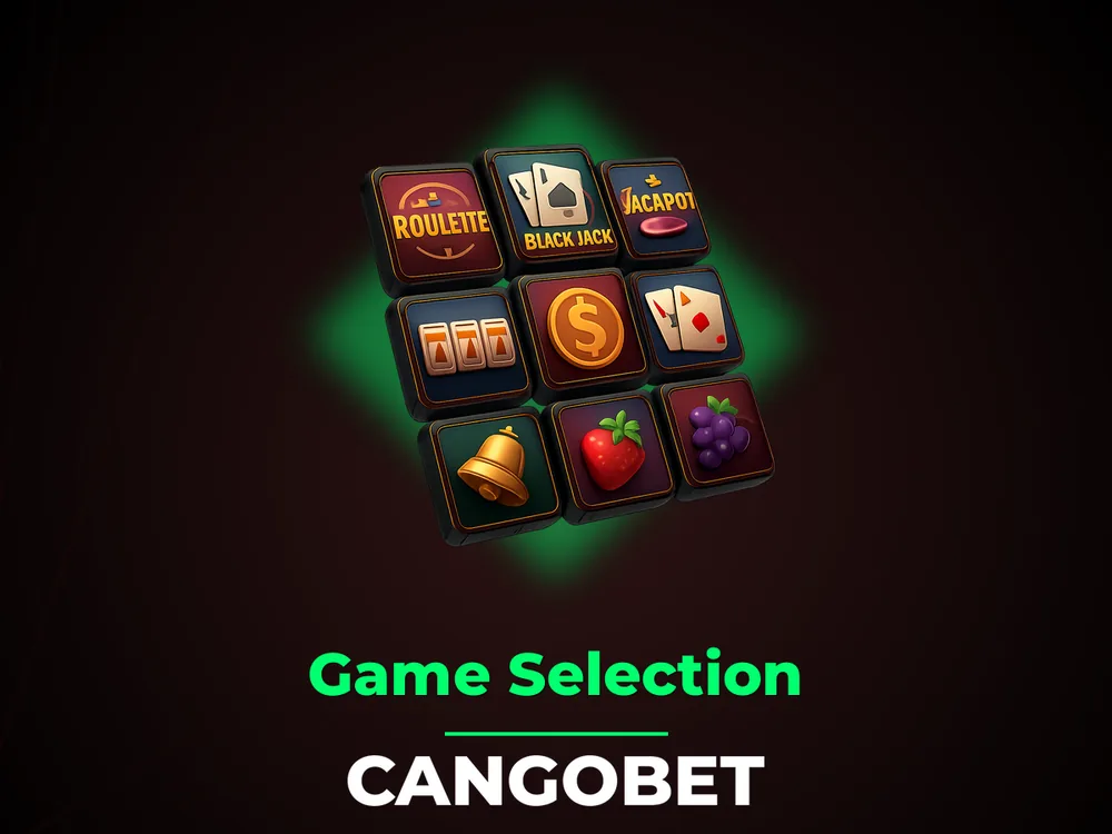 Cangobet - Game Selection